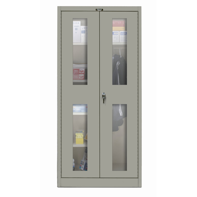 Armoire de rangement 400 H 72 po x l 36 po x P 18 po 400 Series, Gris foncé