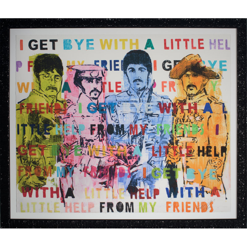 The Beatles 2 Print by Robert Robinson