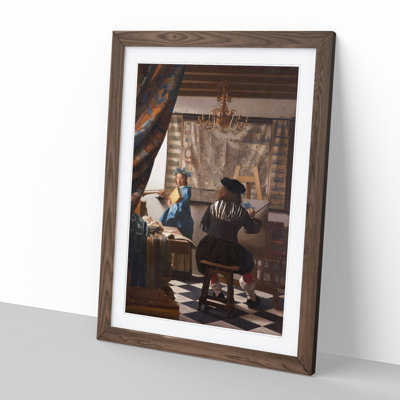 The Art by Johannes Vermeer - Picture Frame Painting