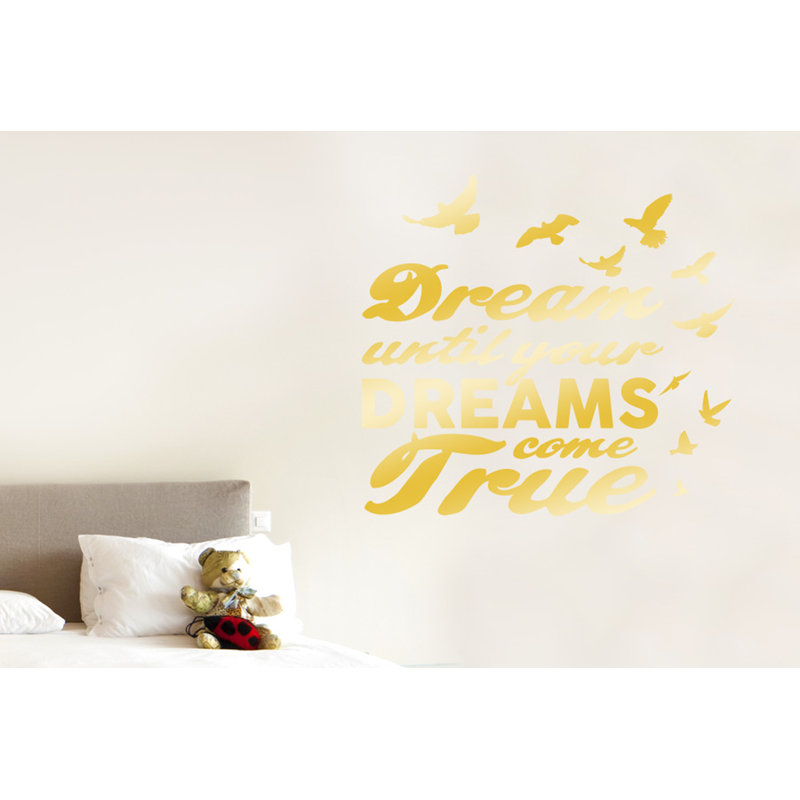 Wall Decal, Shiny Gold