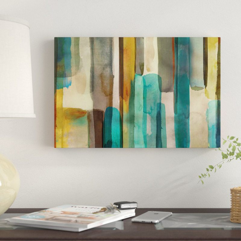 « everet ii », impression sur toile, H 12 po x l 18 po x P 1,5 po, Toile tendue, Pas de tapis