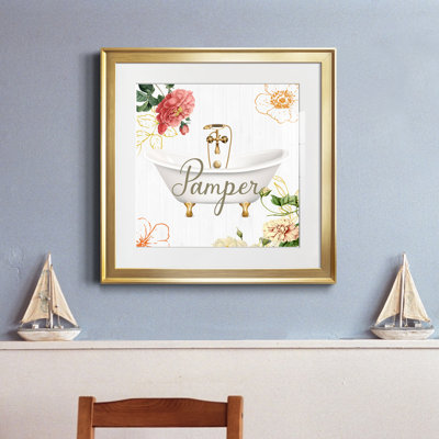 Pamper - peinture encadrée