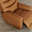 Fauteuil inclinable et pivotant avec repose-pieds manuel en antilope d'Oslo-1381611174