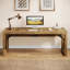 Ensemble de bureau de direction de 63 pouces avec armoire, bureau rétro pour bureau à domicile