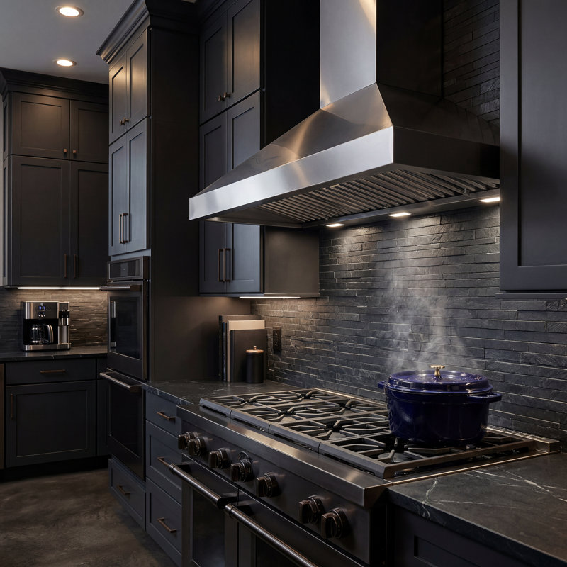 1200 CFM Professional Wall Mount Range Hood in Stainless Steel with Dimmable LED's, 42"
