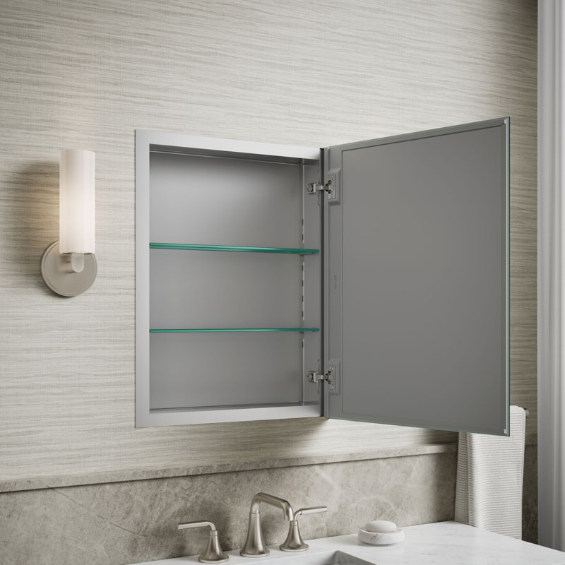 Embark Premium  Rectangular Medicine Cabinet, 26" H x 20" W x 4" D
