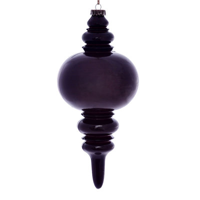 13" Wood Grain Finial Ornament