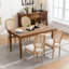 Ensemble de 4 chaises d'appoint rembourrées H 19,7 po Amando-1834810754-1834810756-1835853704