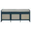 Banc de rangement avec plateau relevable, 3 tiroirs et coussin de siège-133277679
