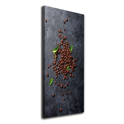 Coffee Beans - Wrapped Canvas Print