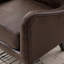 Fauteuil d'appoint à dossier haut en polyuréthane à dossier haut l 28 po pour salon