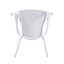 Chaise en plastique 4 pièces blanc-305319971