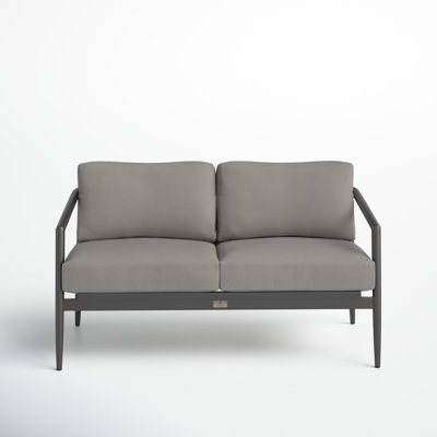 Delaine 57" Sunbrella® Patio Loveseat