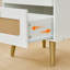Table de chevet 2 tiroirs Berdia