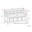 Banc de rangement en bois massif Amherst-1551120041