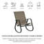 Chaise berçante d'extérieur en métal -94541193