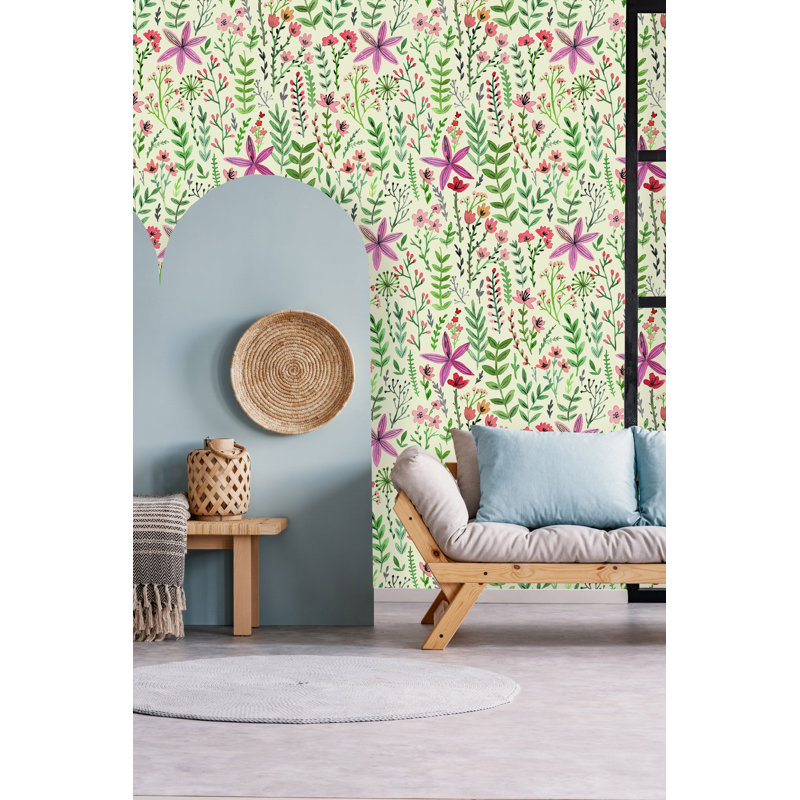 Panneau de papier peint, Vinyle, L 10,4 po x L 25 po