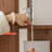 American Style Solid Wood Rotating Bookcase