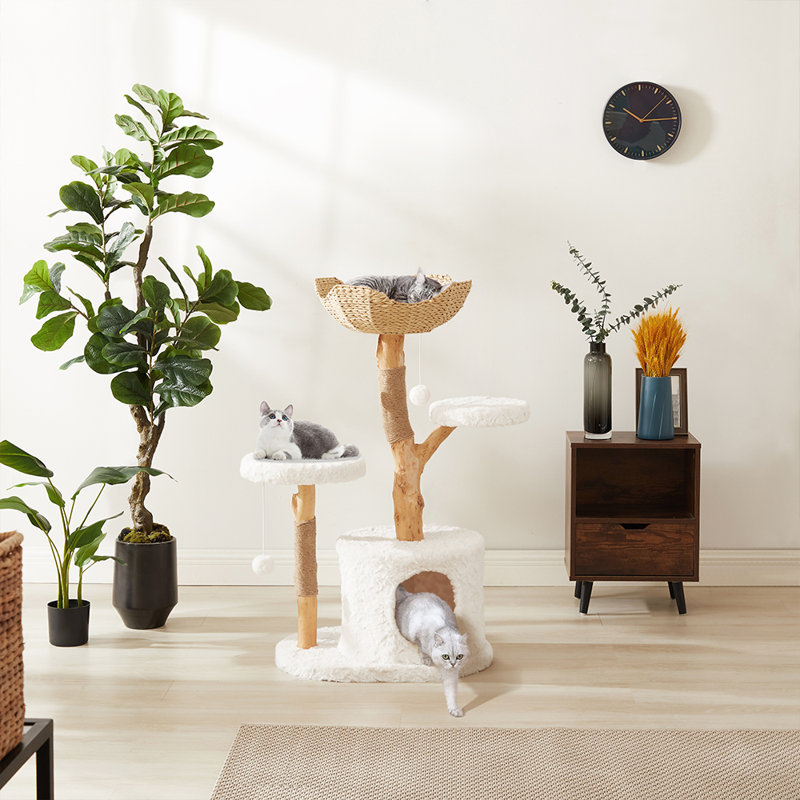 One Allium Way® Modern Cat Tree Tower For Small And Large Cats
