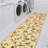 Homeline Non-Slip Rubberback Floral Indoor Runner Rug, Beige-1699440340-1698707248