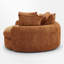 Upholstered Oversized Round Barrel Sofa Chair-311225520