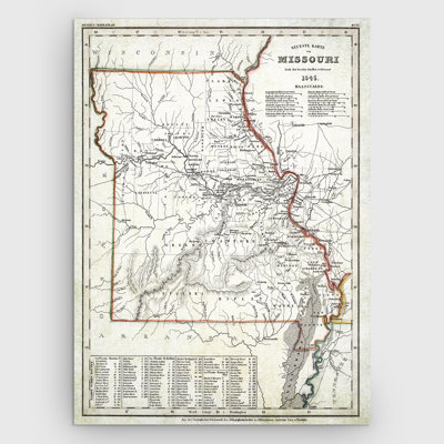 " Antique Map Missouri I "