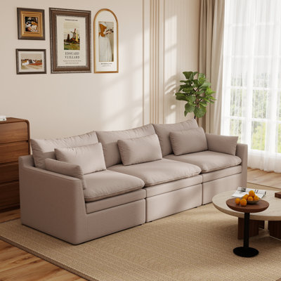 Laron 3-piece Sectional Sofa With Double Layer Cushion