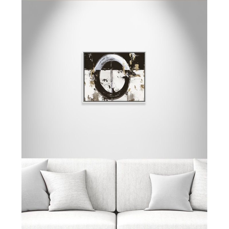 «Evoke I Print» par Tom Reeves, Blanc, H 17,5 po x l 21,5 po