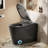 Smart Toilet With Bidet Built In, Heated Seat,Female Cleaning, Warm Water & Dry Function, Modern Tankless Toilets, ADA Comfort Height Toilet, LED Display, Foot Sensor, 1.28GPF, 1000G MAP Flush-114604929