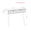 Rosa 120Cm Console Table