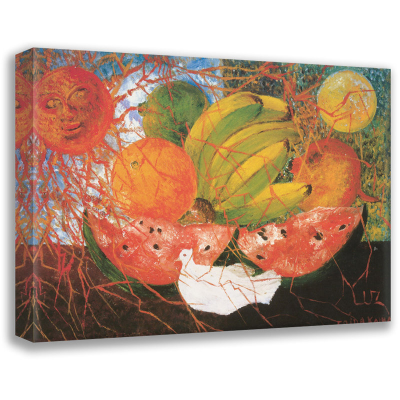 «Fruits of Life» par Frida Kahlo, toile tendue avec châssis, H 17 po x l 24 po