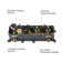 Two Functions Temperature Display Shower System with Rough-in Valve