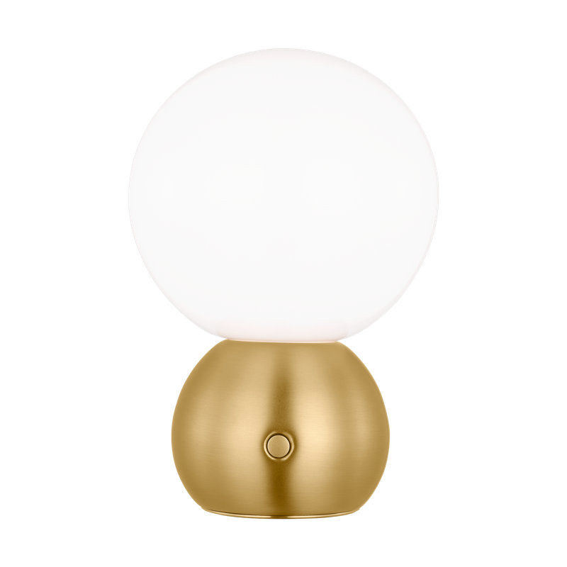 Suki LED Table Lamp, Burnished Brass