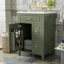 Meuble-lavabo de 24 po avec lavabo en céramique-106646934