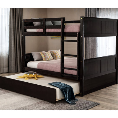 Full Over Bunk Bed With Twin Size Trundle In - Reliable Family Furniture Trundle, Enhances Room Decor