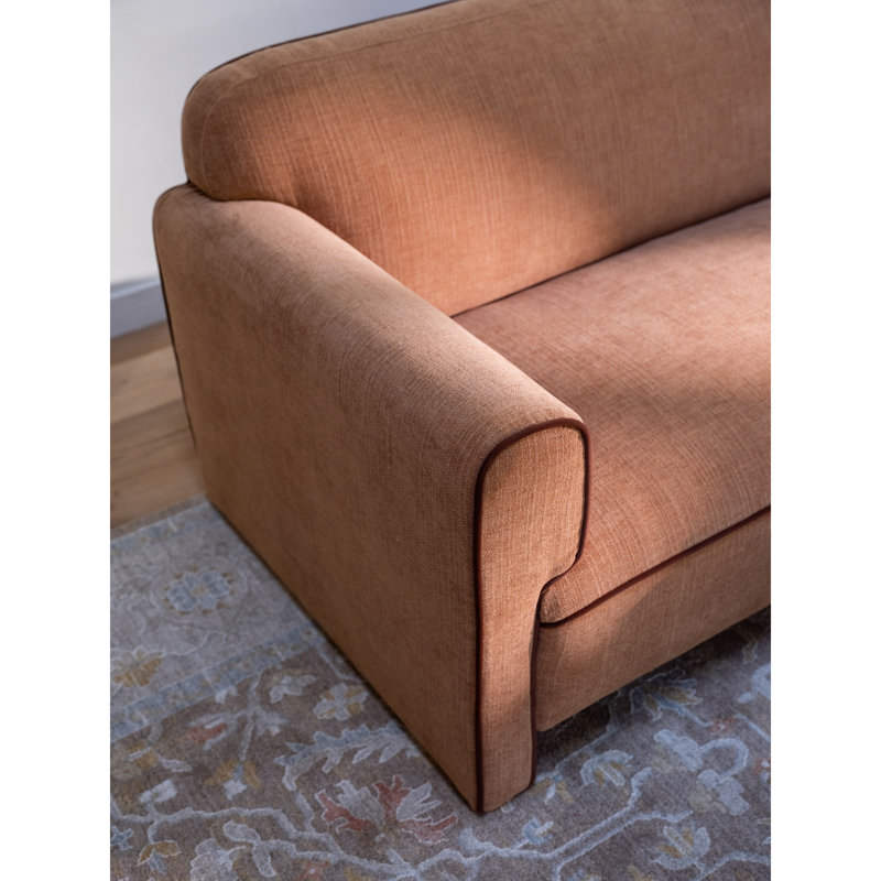 Leo Sofa Chartreuse, Solid Brown