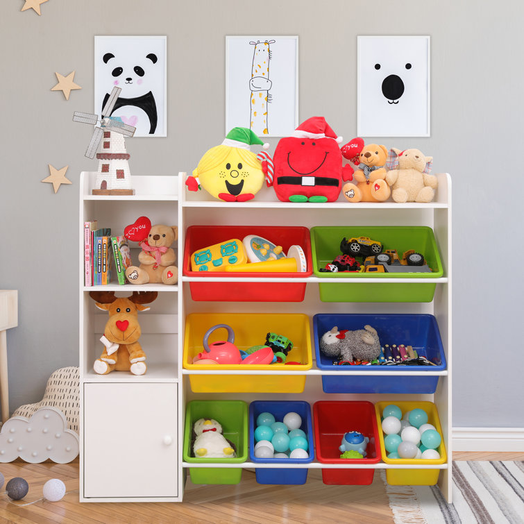 Kids Toy Storage Organizer With Bins