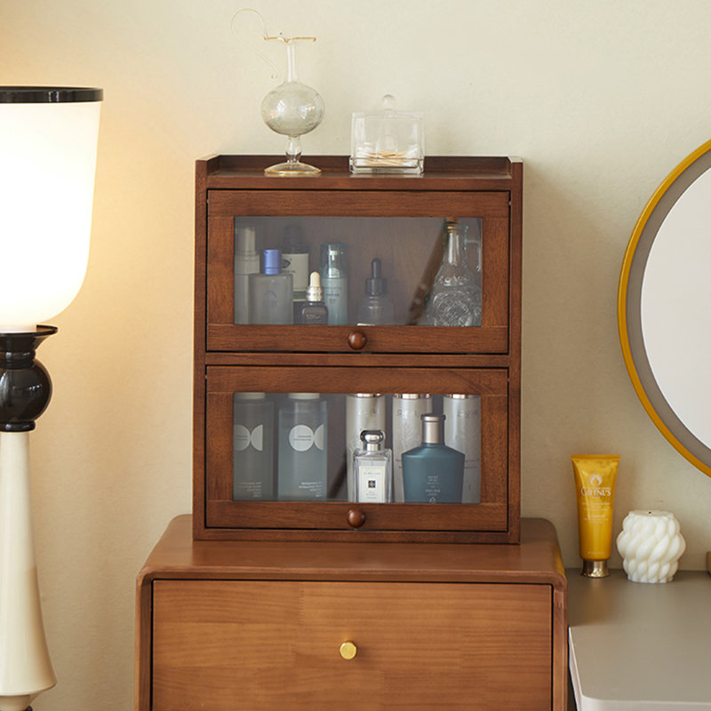 Desktop cosmetics storage box Dressing table storage rack