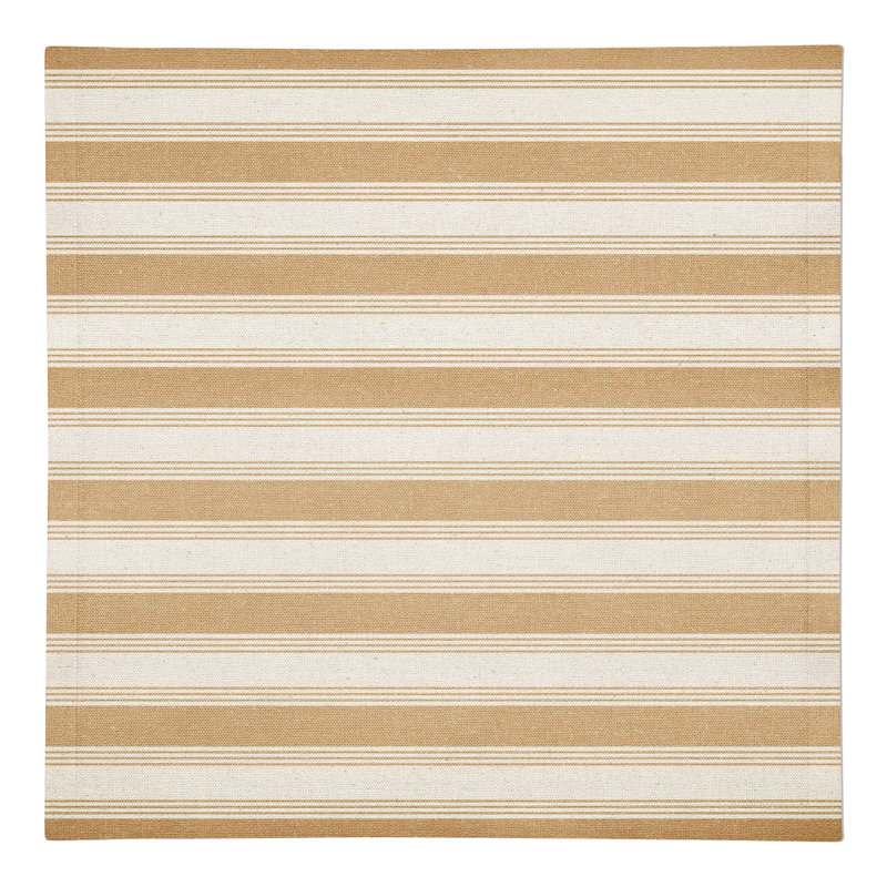 Westminster Cotton Striped Rectangle Napkin, Gold