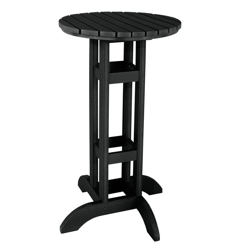 Table de salle à manger ronde, 24", Noir