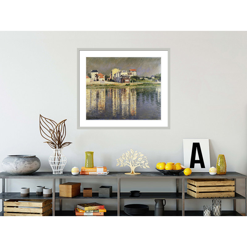 «Bord de seine a argenteuil» par © Christie's Images / Cor bis - estampe numérique encadrée, H 33,5 po x l 38,48 po