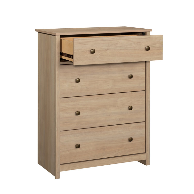 Newquay 4 - Drawer Dresser, Harvest Walnut