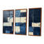 Cubiste carré bleu royal et blanc - ensemble de décorations murales abstraites-1471719217-1471719216