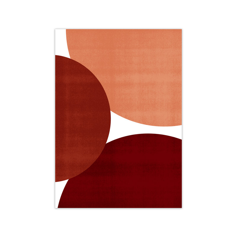 Abstract Art Reds Original - Print, No Frame, 84cm H x 59cm W x 1cm D