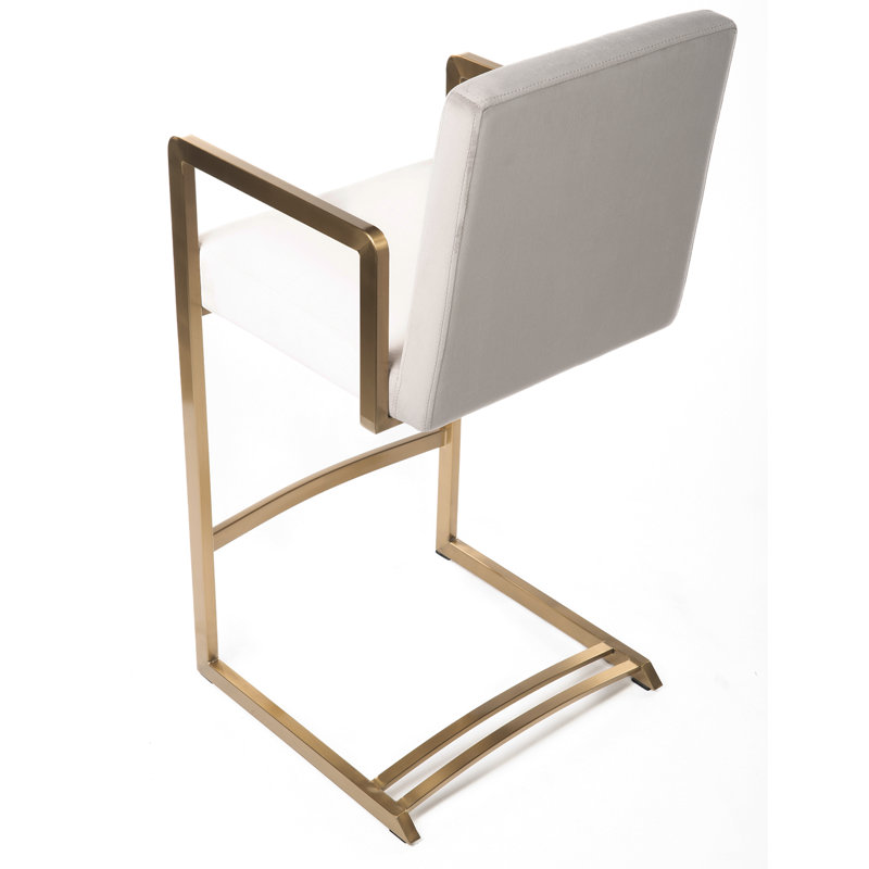 Tabouret de bar Tubo, Gris