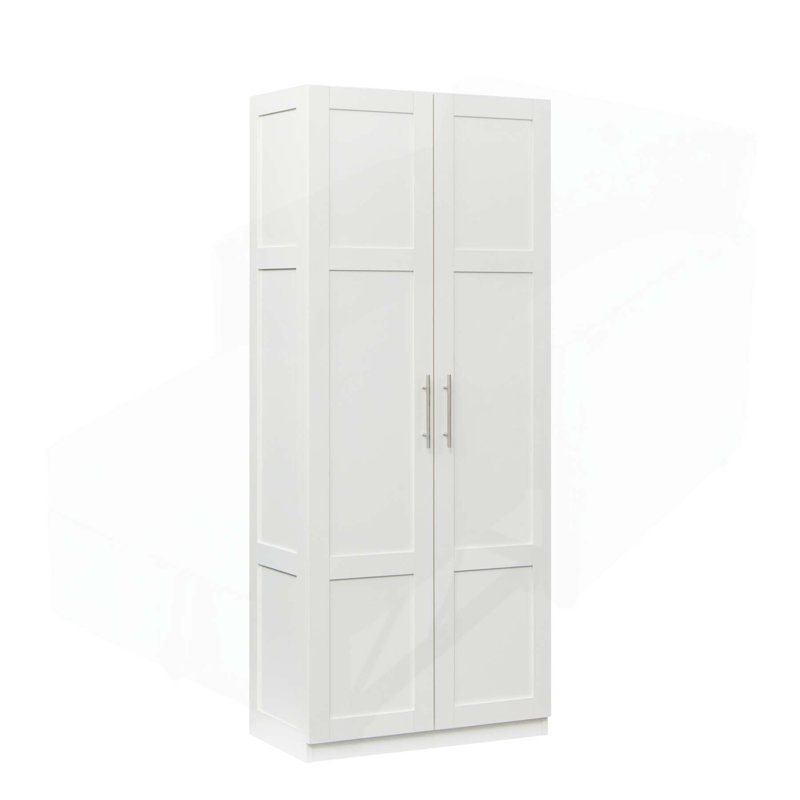 Armoire de cuisine et armoire polyvalente avec plusieurs compartiments de rangement