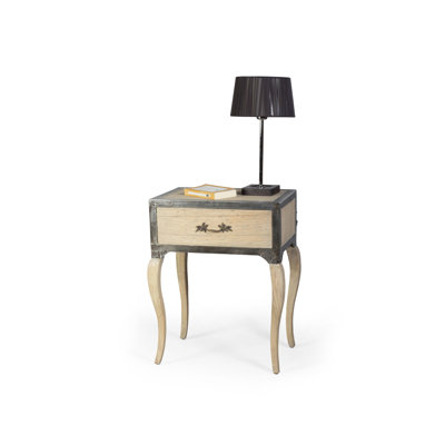 Artisans 132.08cm W Solid Wood Bedside Table