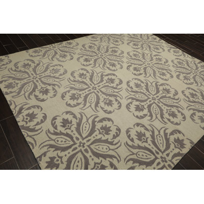 Skiles Wool Damask Indoor Rug