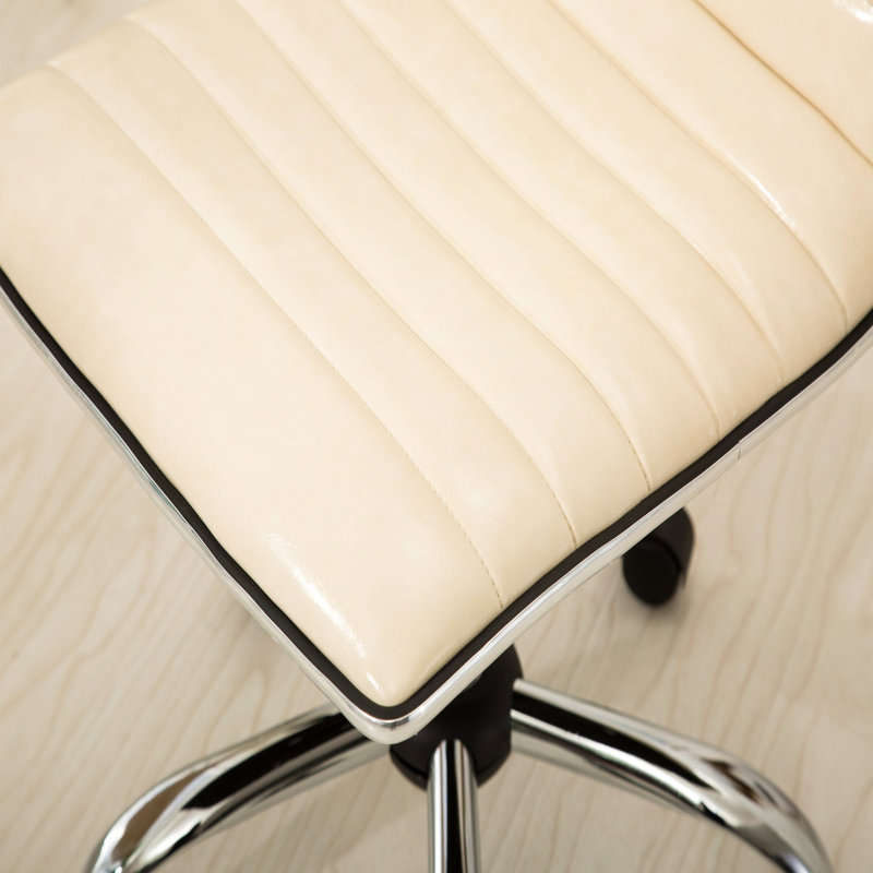 Chaise de bureau Fremo Chromel, Beige