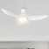 36" Volkert Smart Flush Mount Ceiling Fan with Remote Control and LED Light Kit Included